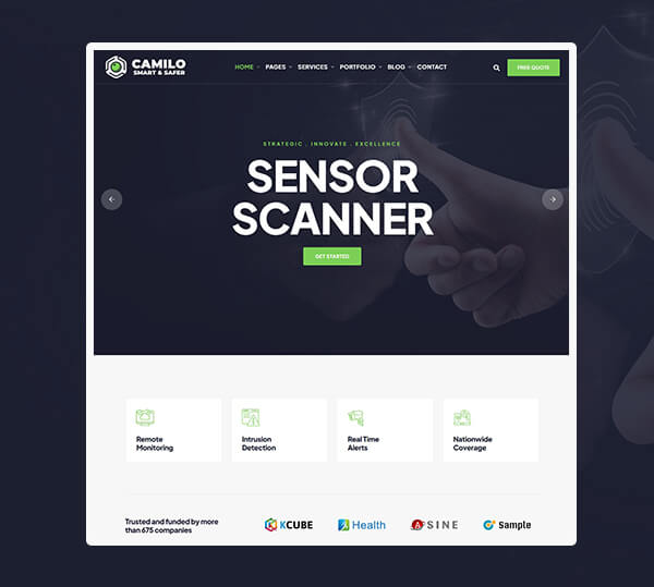 CCTV & Security WordPress Theme